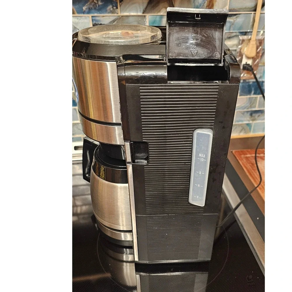 Hamilton Beach Grind and Brew Coffee Maker 45501 Stainless Thermal Carafe 10 Cup